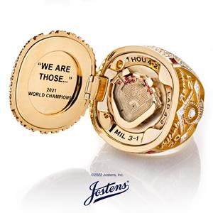 Jostens and the Atlanta Braves Celebrate the 2021 World Series with a One-of-a-Kind Ring that Brings Their Championship Journey to Life