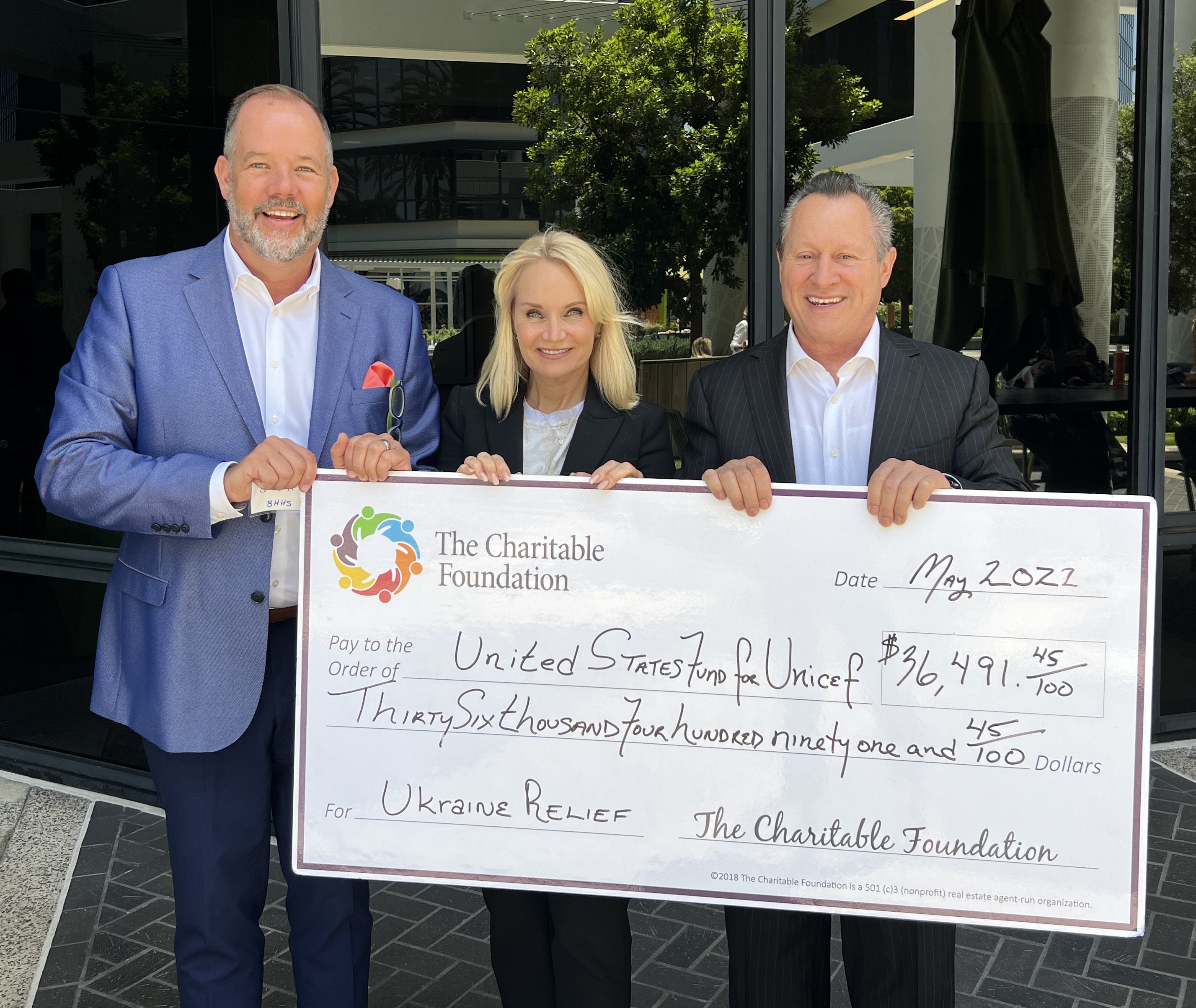 Brent Consedine, Vice President of Business Initiatives, and Martha Mosier, President, Berkshire Hathaway HomeServices California Properties; Gino Blefari, CEO, HomeServices of America, Inc.