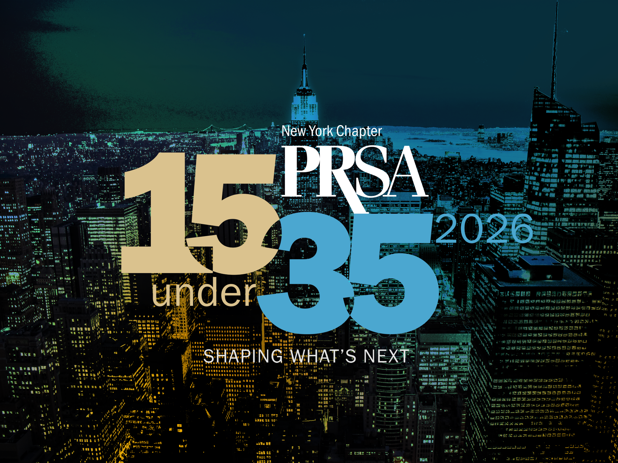 PRSA-NY Announces 2026 15 Under 35 Class