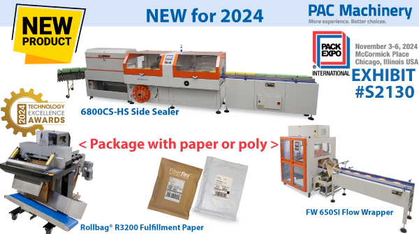 New Products Exhibited at Pack Expo 2024 by PAC Machinery