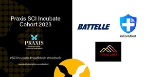 Praxis SCI Incubate Cohort 2023 companies announced