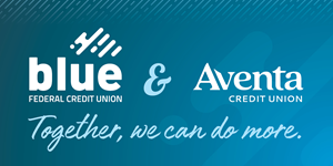 Blue and Aventa Logo
