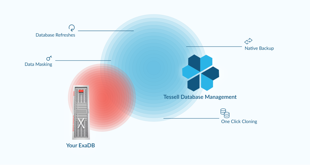 Join us on September 11th at 11 am PDT at Bellini 2103, The Venetian, Level 2. Tessell executives will demonstrate database and data lifecycle management for Oracle Exadata Database Service on Dedicated Infrastructure (ExaDB-D). The demonstration will include use cases illustrating how customers overcame challenges, such as simultaneously serving application users while migrating data, and implementing best data availability and recovery practices.