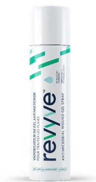 U.S. FDA 510(k) cleared and Health Canada approved revyve® Antimicrobial Wound Gel Spray
