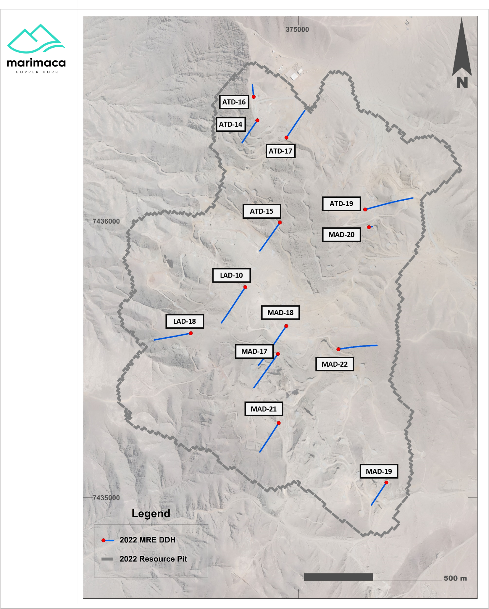 Plan View of Infill Drilling Results