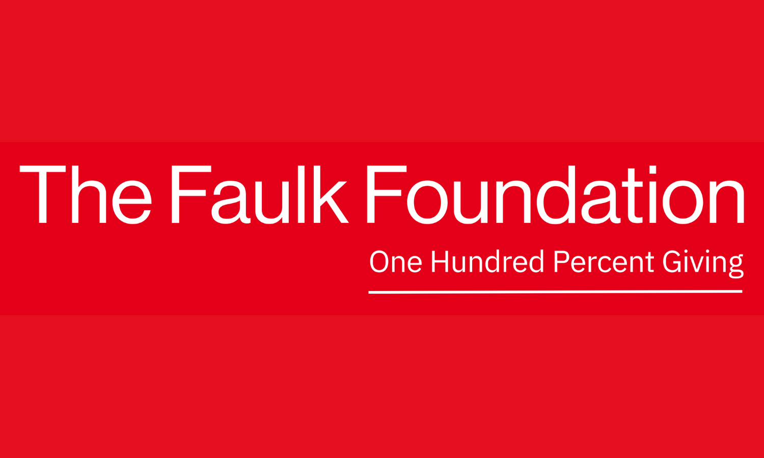 Double the Impact: 100% of Faulk Foundation Donations Go Directly to Families and Students in Need