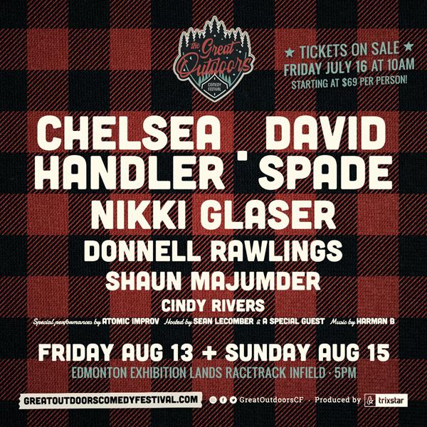 The Great Outdoors Comedy Festival featuring Chelsea Handler, David Spade, Nikki Glaser & more!