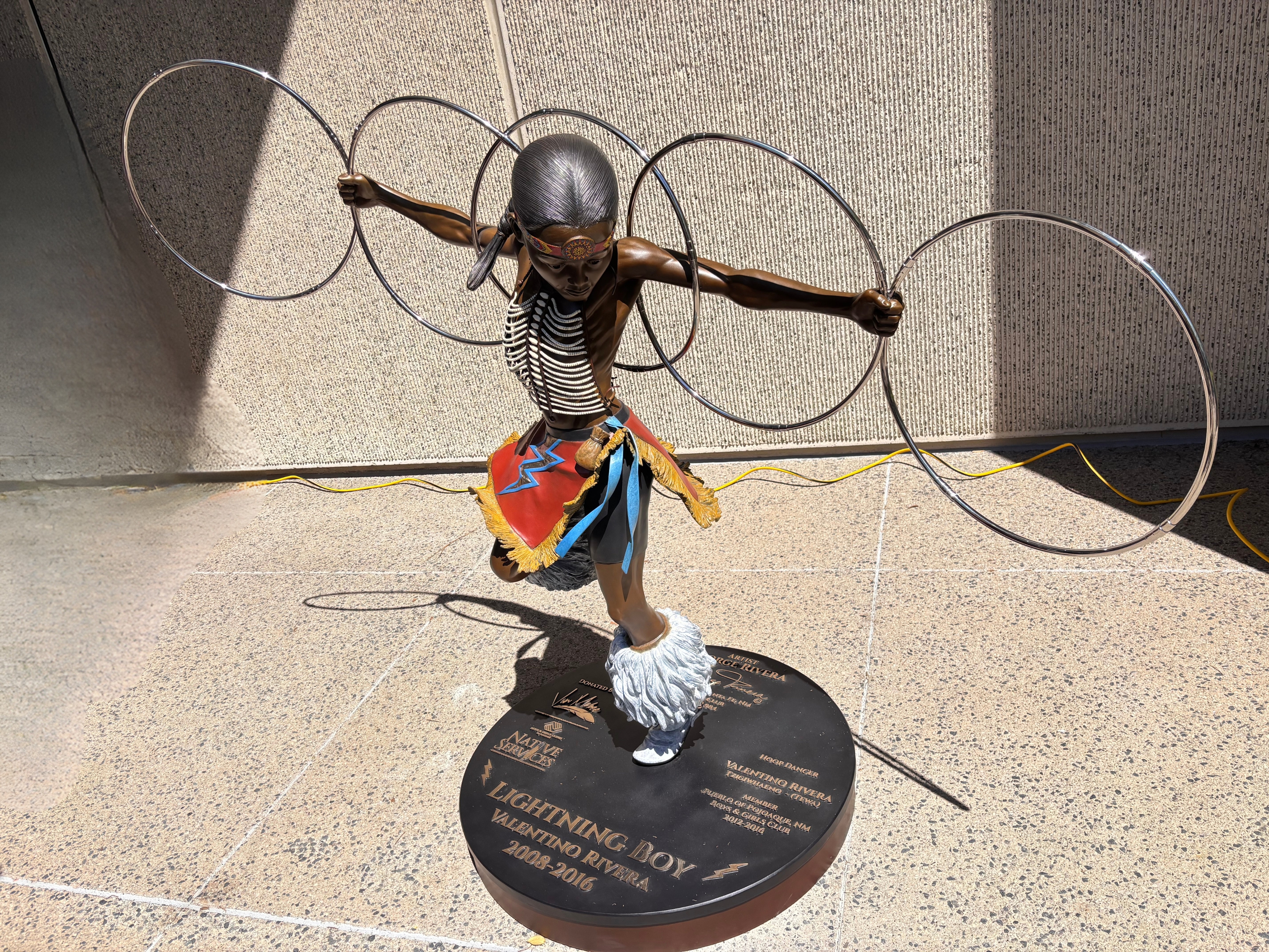 Lightning Boy Bronze Statue