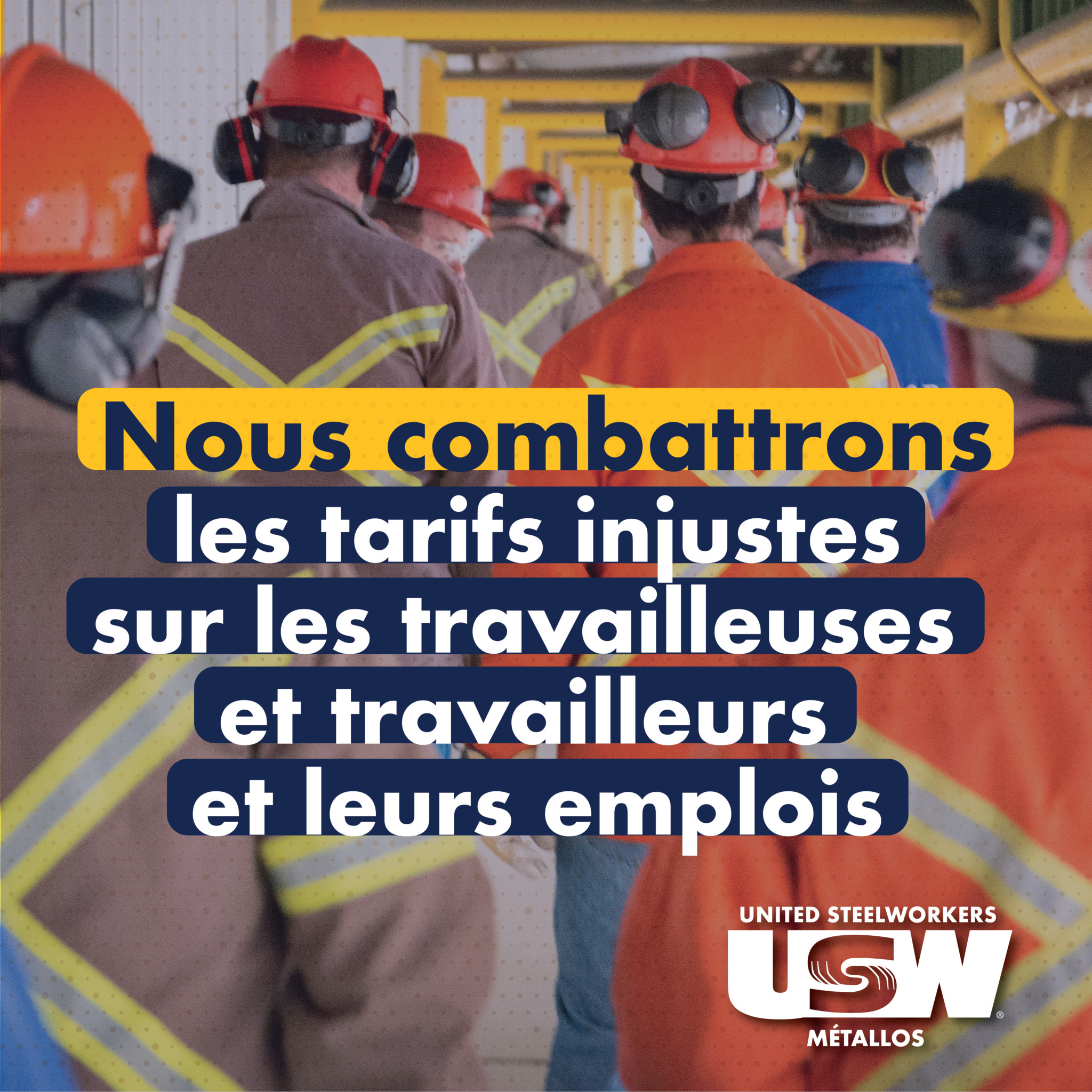 Nous combattrons les tarifs injustes