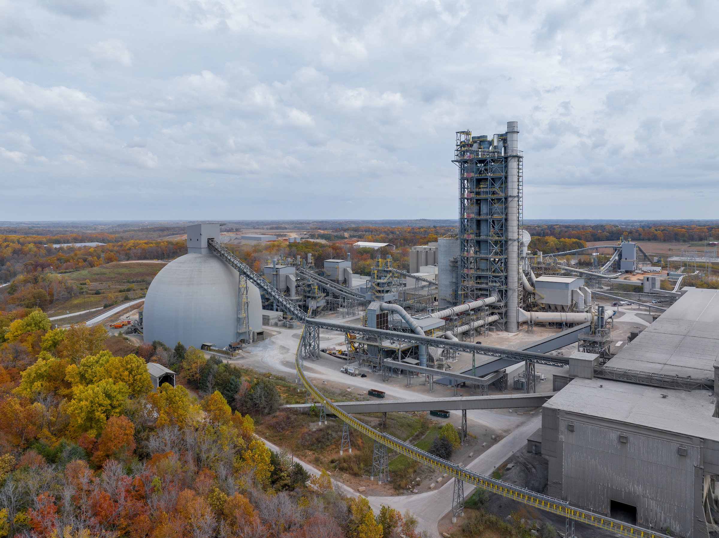 Heidelberg Materials Cement Plant in Mitchell, Indiana