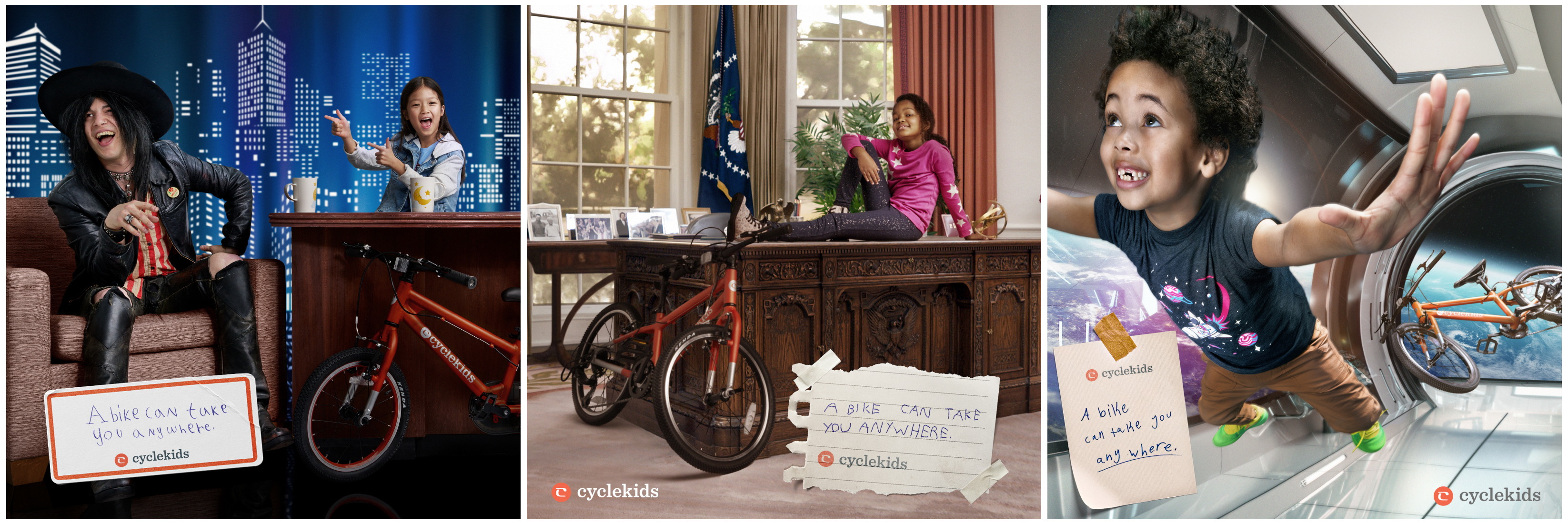 A Bike Can Take You Anywhere.