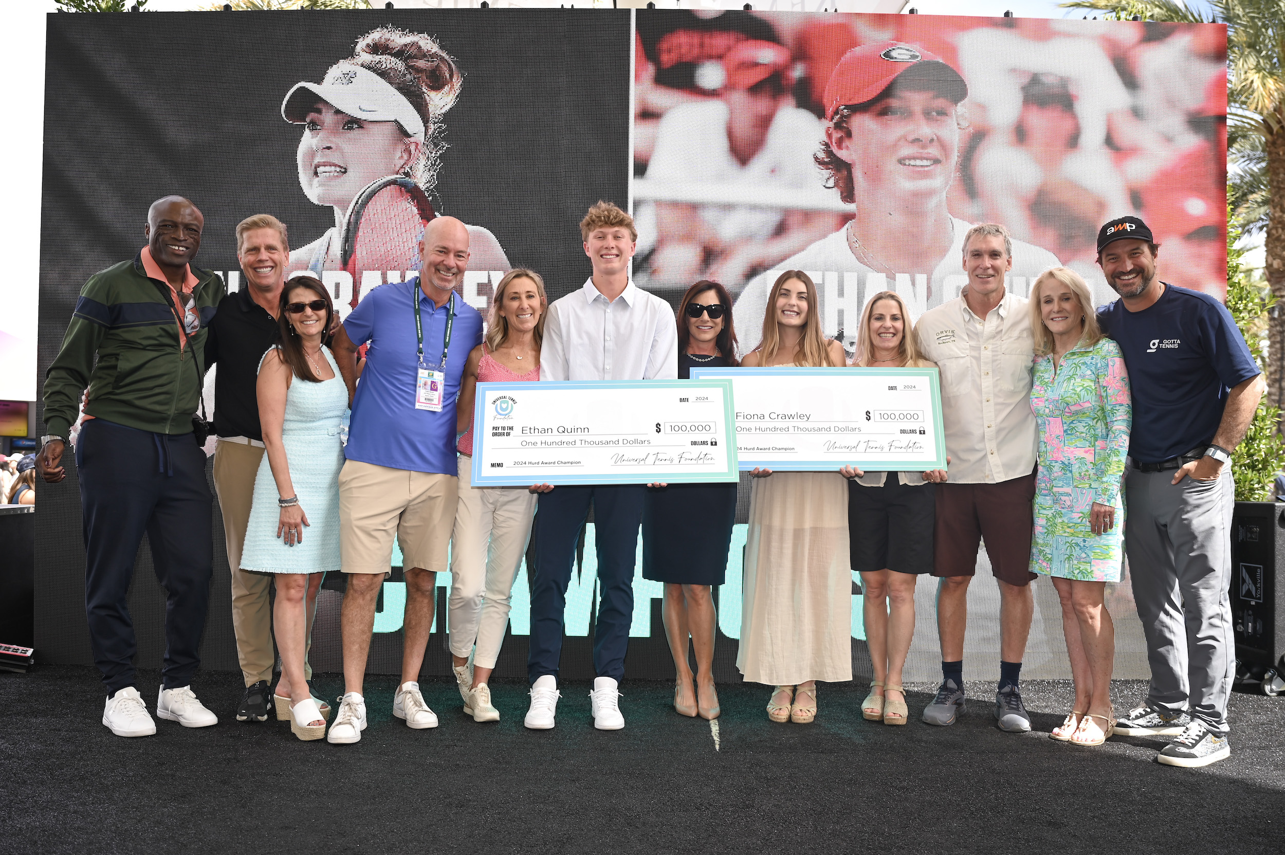 Hurd Award Champions Announced During BNP Paribas Open