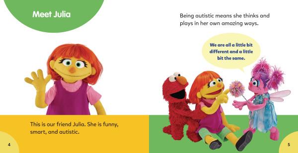 My Friend Julia: A Sesame Street Book about Autism