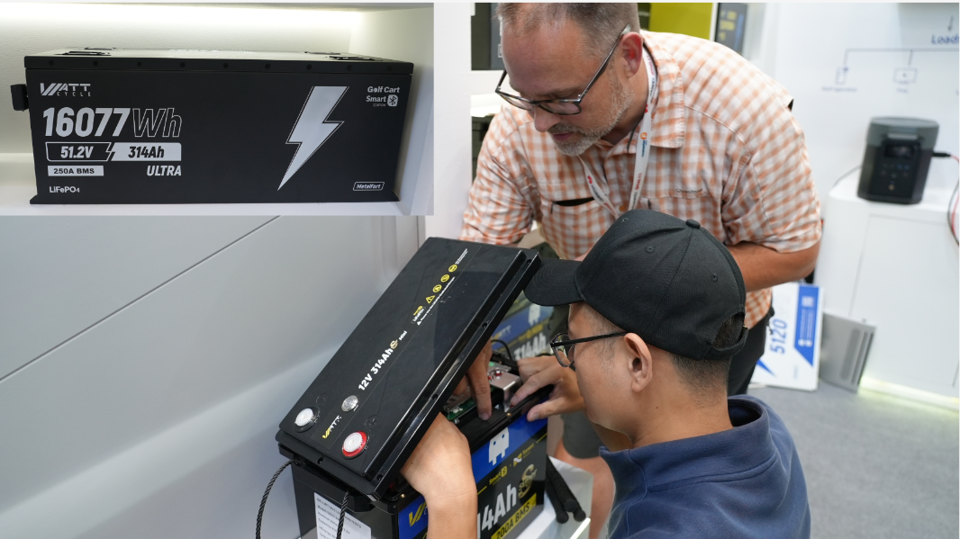WattCycle Shows Battery Internal Structure at Intersolar Europe 2026