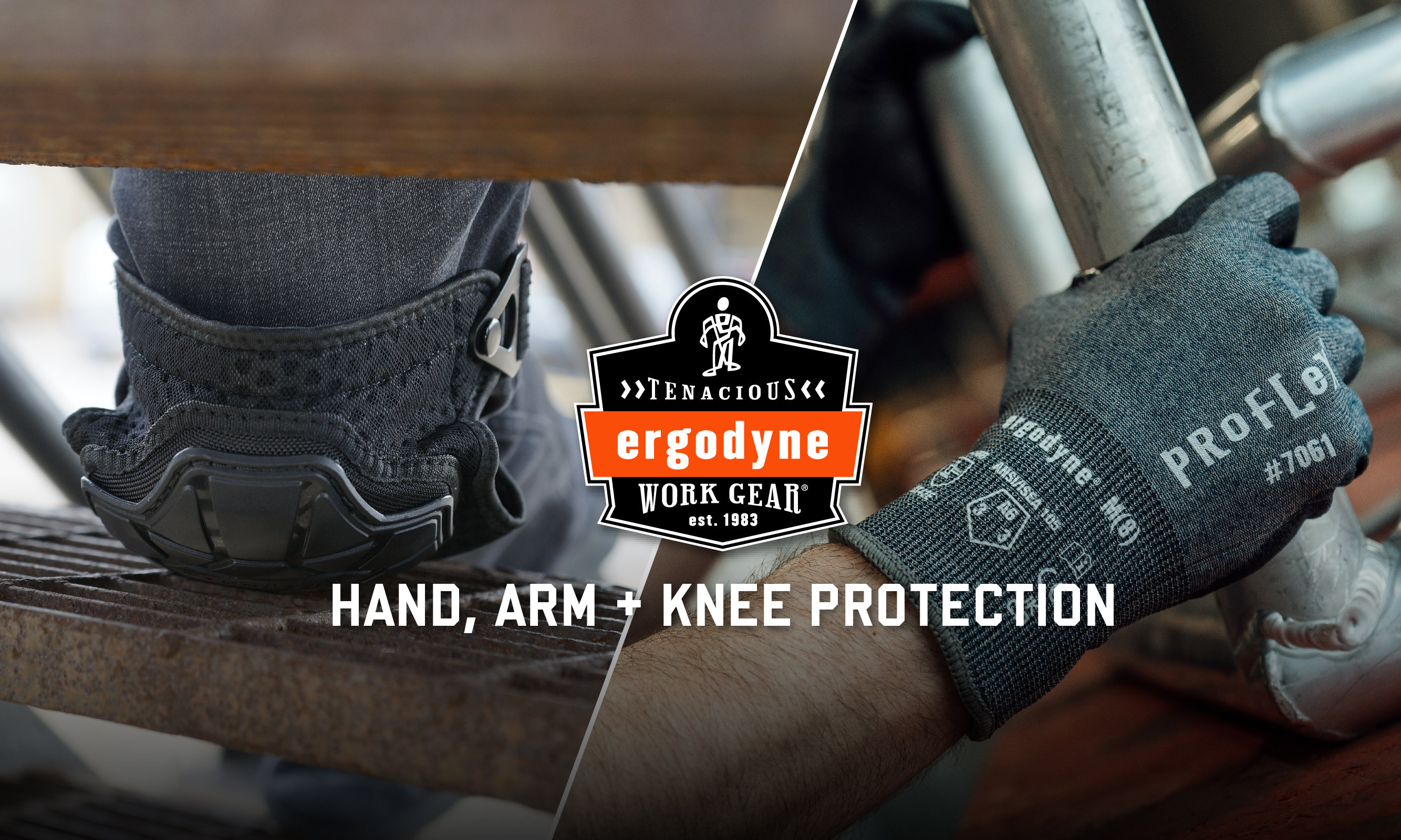 Ergodyne Hand, Arm + Knee Protection