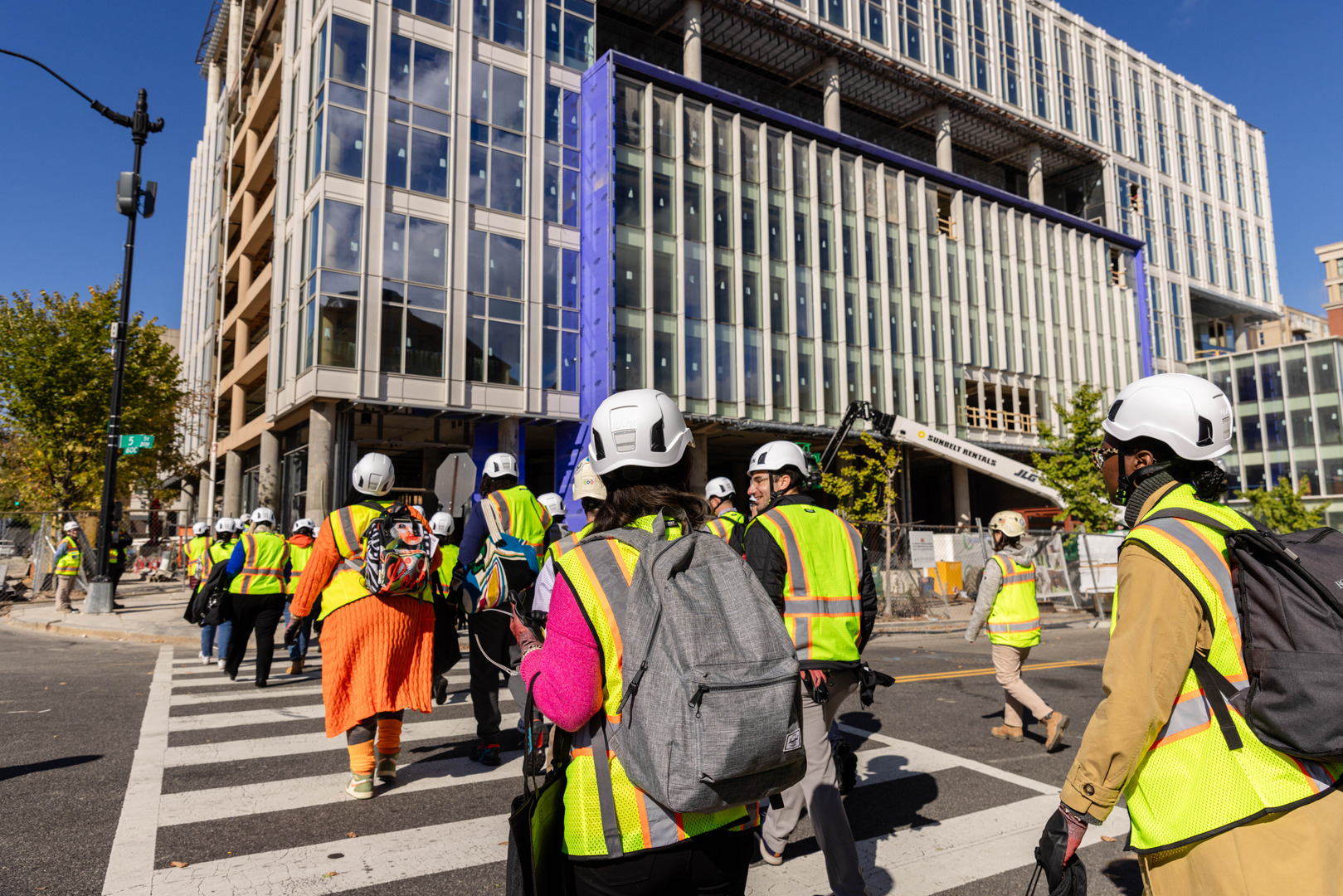 Educators and Guidance Counselors across the DMV attend a jobsite tour as part of Crafting Futures