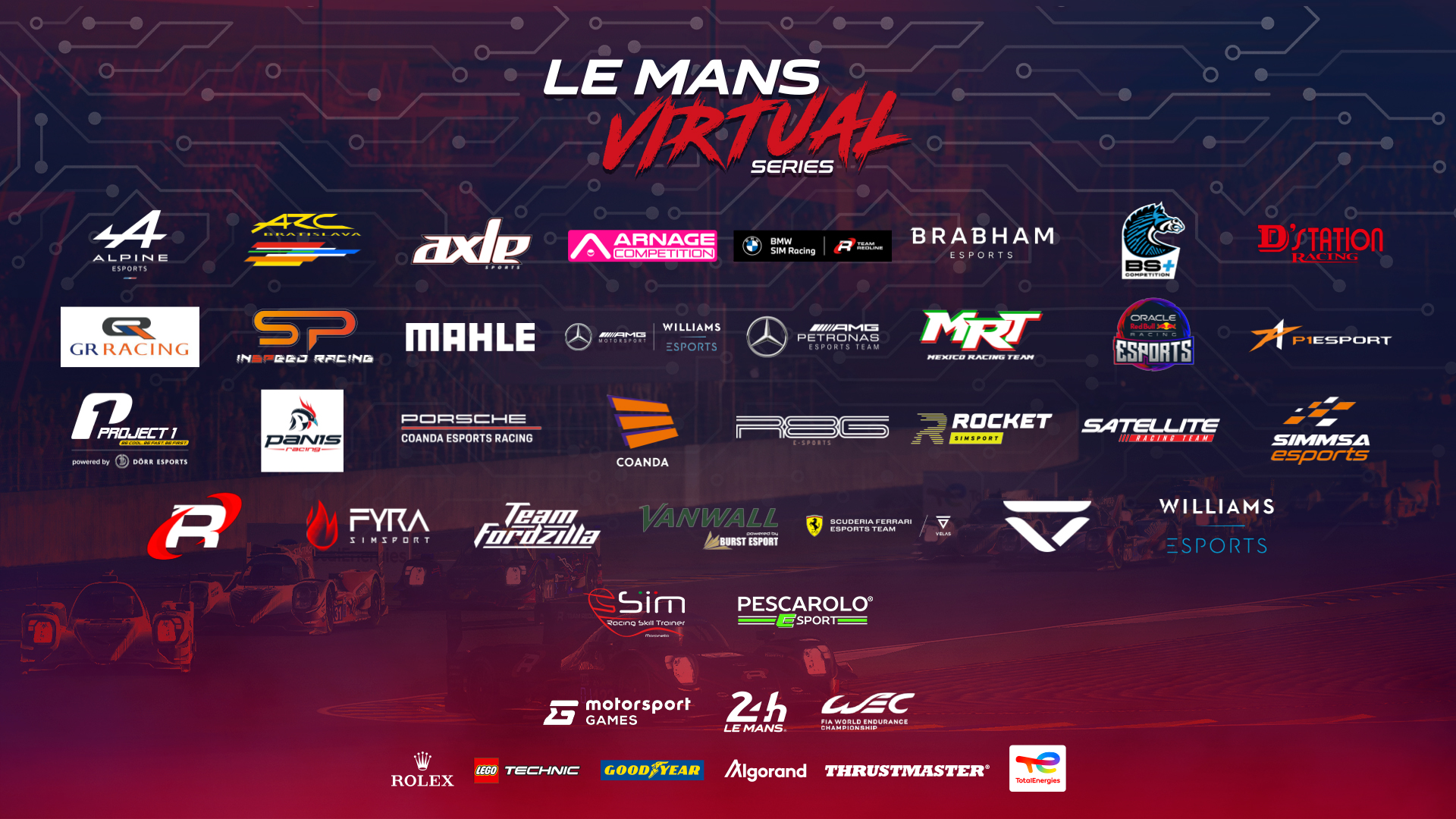 MSGM Bumper entry list for 2022-23 Le Mans Virtual Series