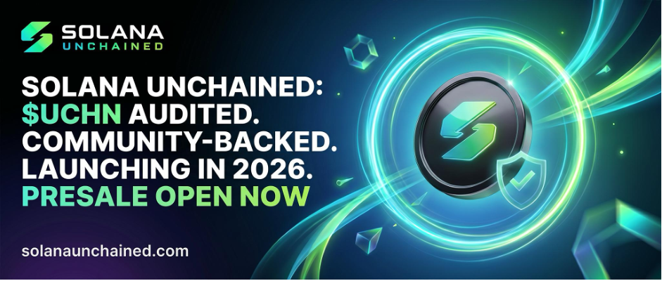 Solana Unchained Outlines Fixed-Supply Utility Architecture and AI Tool Hub Ahead of Late May Public Allocation Launch