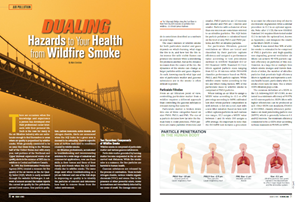 Camfil Air Filtration Experts Mark Davidson and Jennifer Webb Featured in International Filtration News on the Health Hazards of Wildfire Smoke. 