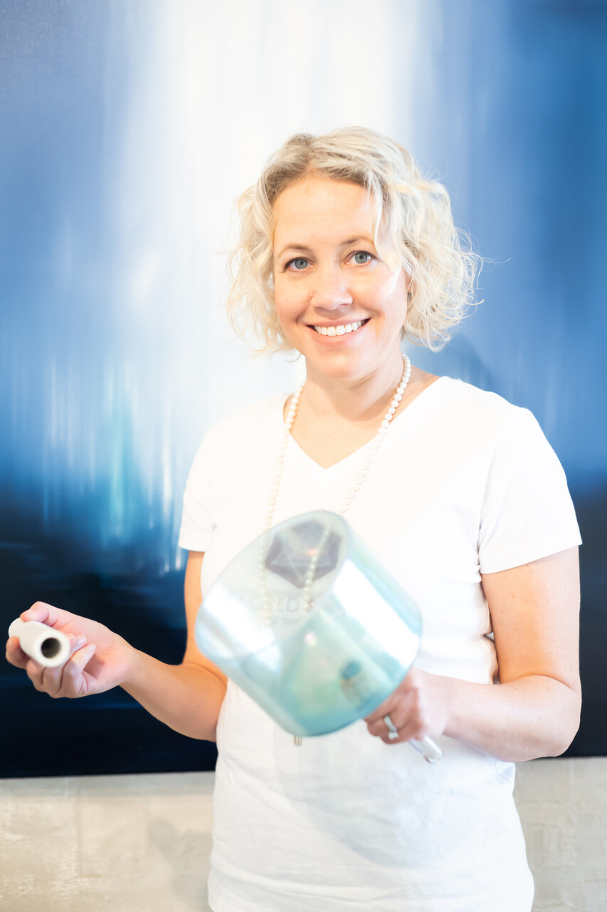 Catrina Stanley Owner Sacred Sound of the Soul Crystal Tones Alchemy Crystal Singing Bowls