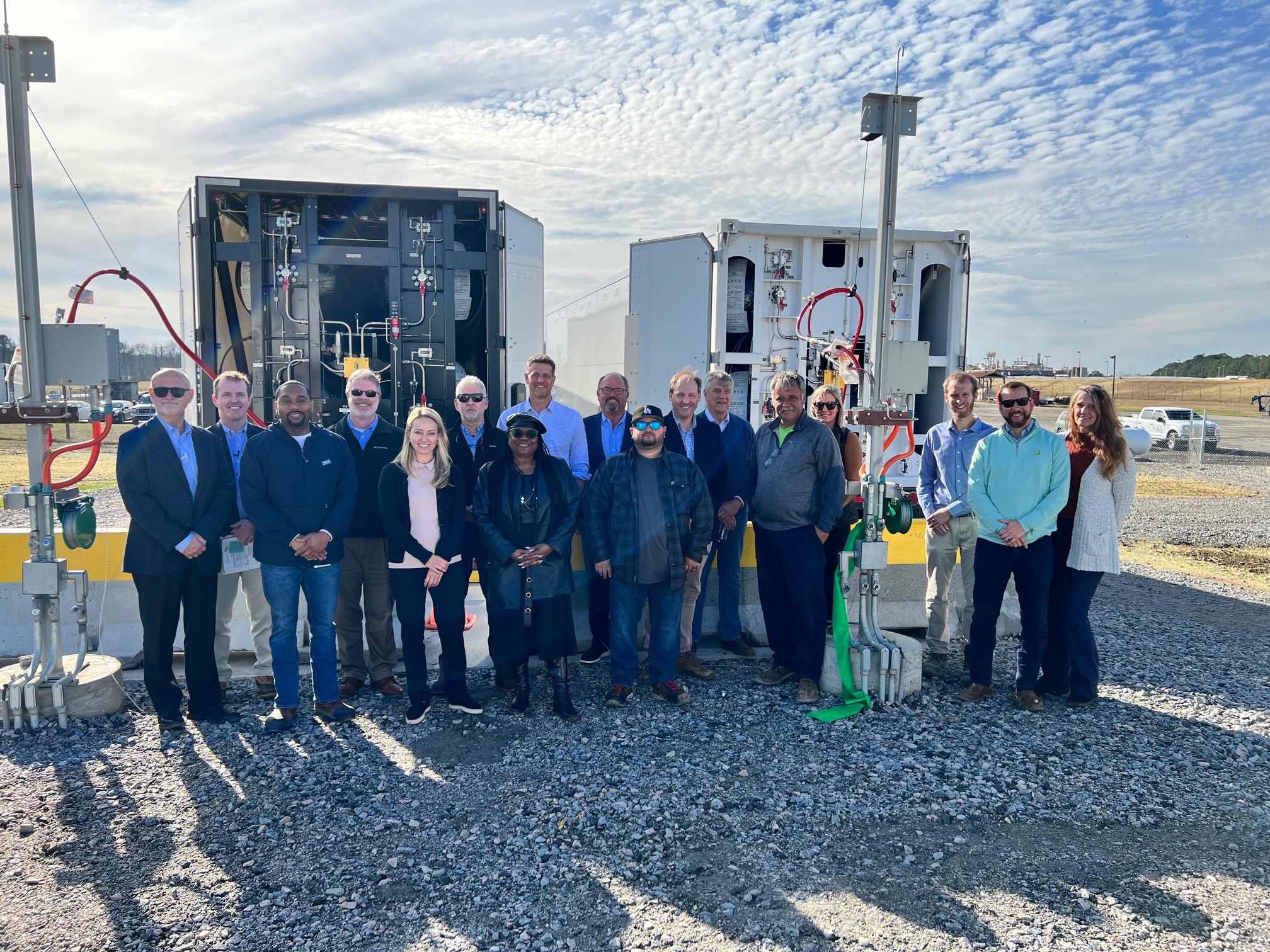 Perdue Farms and GreenGasUSA Ribbon Cutting Ceremony - Group Photo