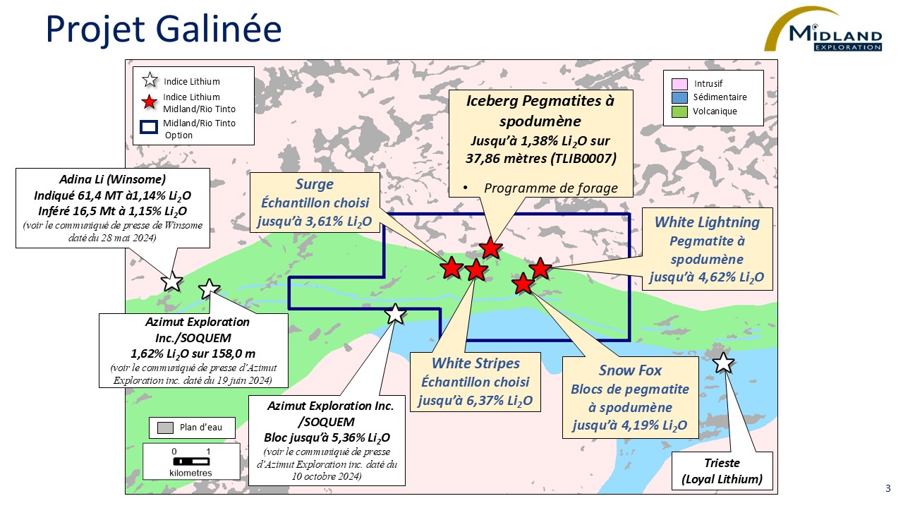 Figure 3 Projet Galinée