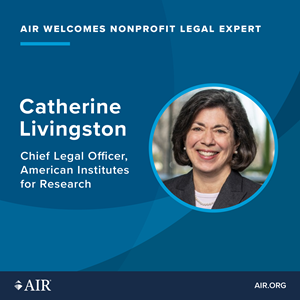 Catherine E. Livingston joins AIR