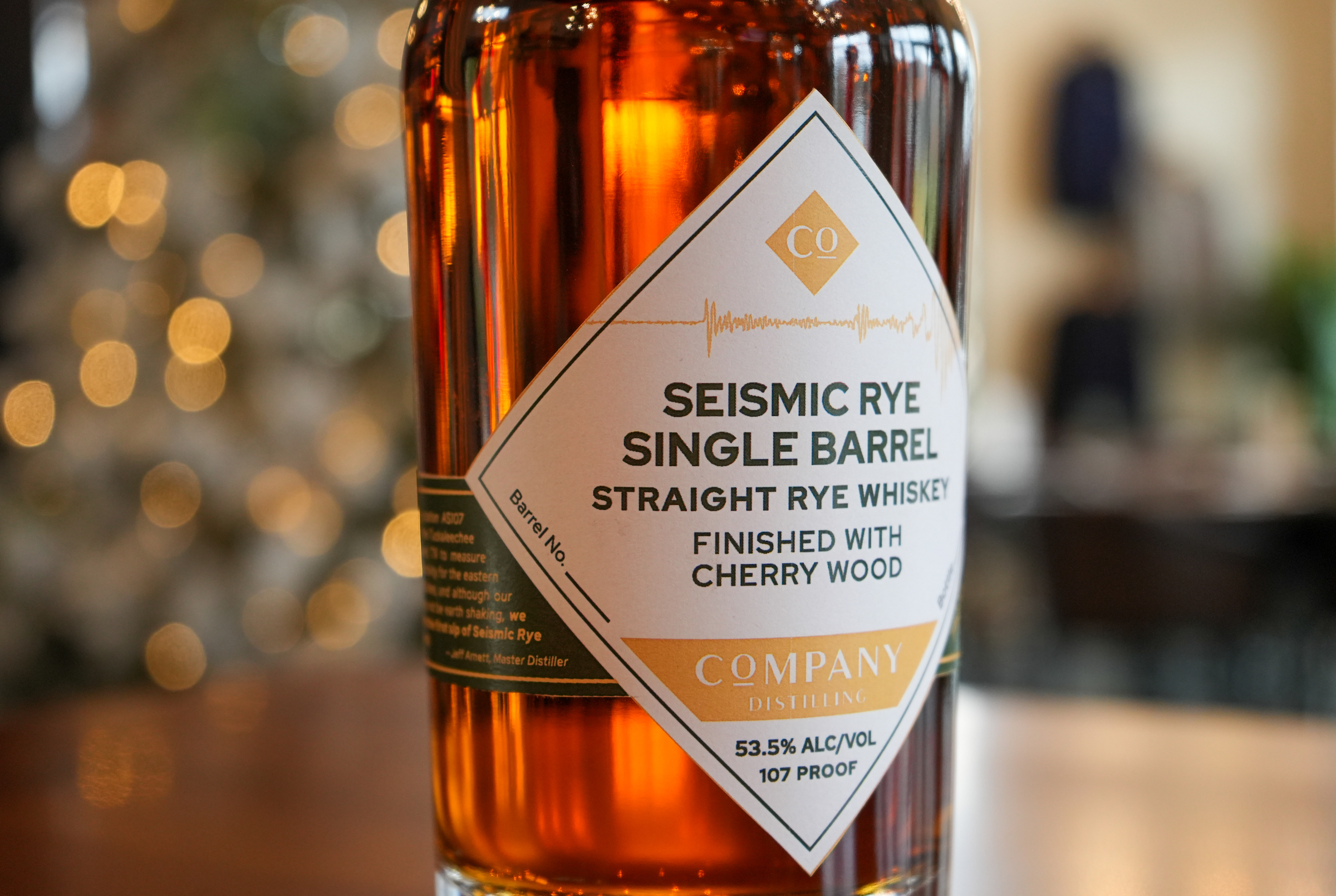 Company Distilling Seismic Rye Single Barrel