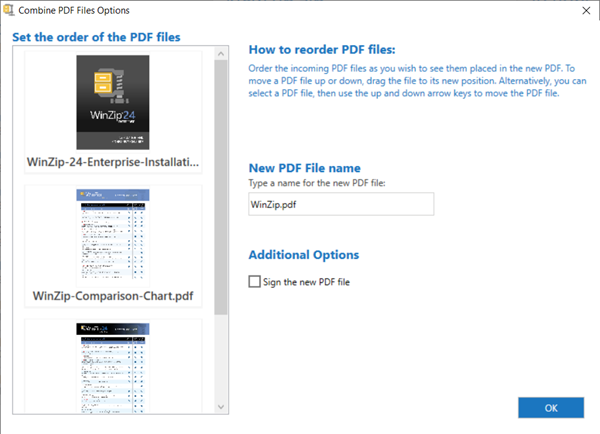 複数のPDFファイルを1つのPDFに結合