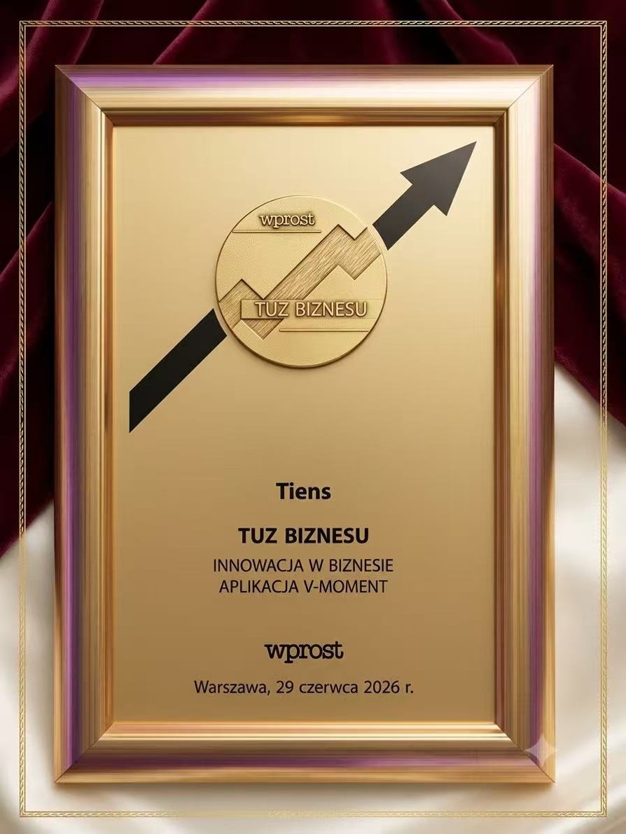 TIENS VMOMENT Wins Wprost "Business Innovation" Award in Poland.