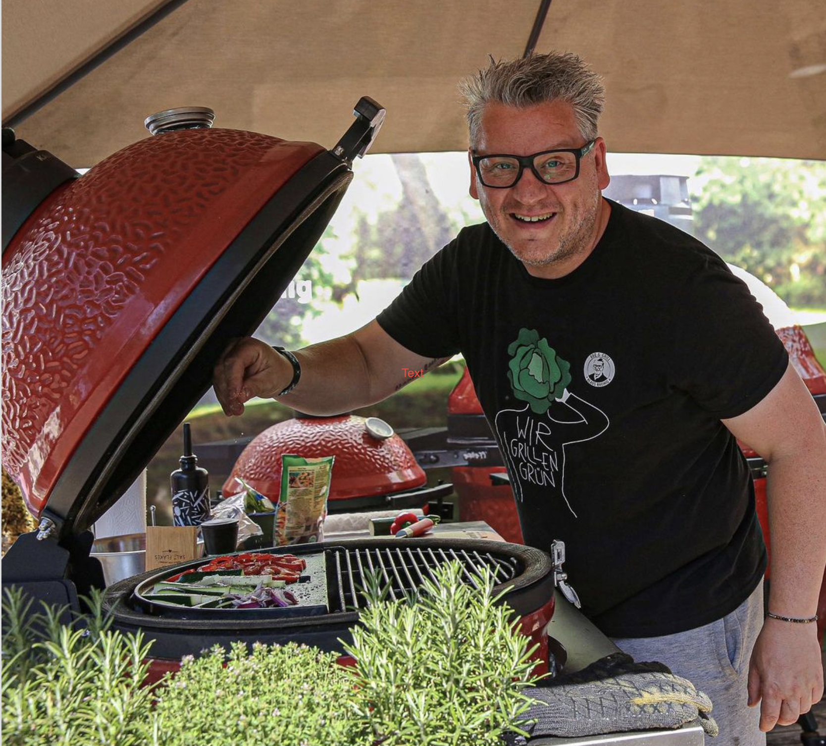 Klaus Breinig multi-award-winning grill master from Germany using KamadoSpace