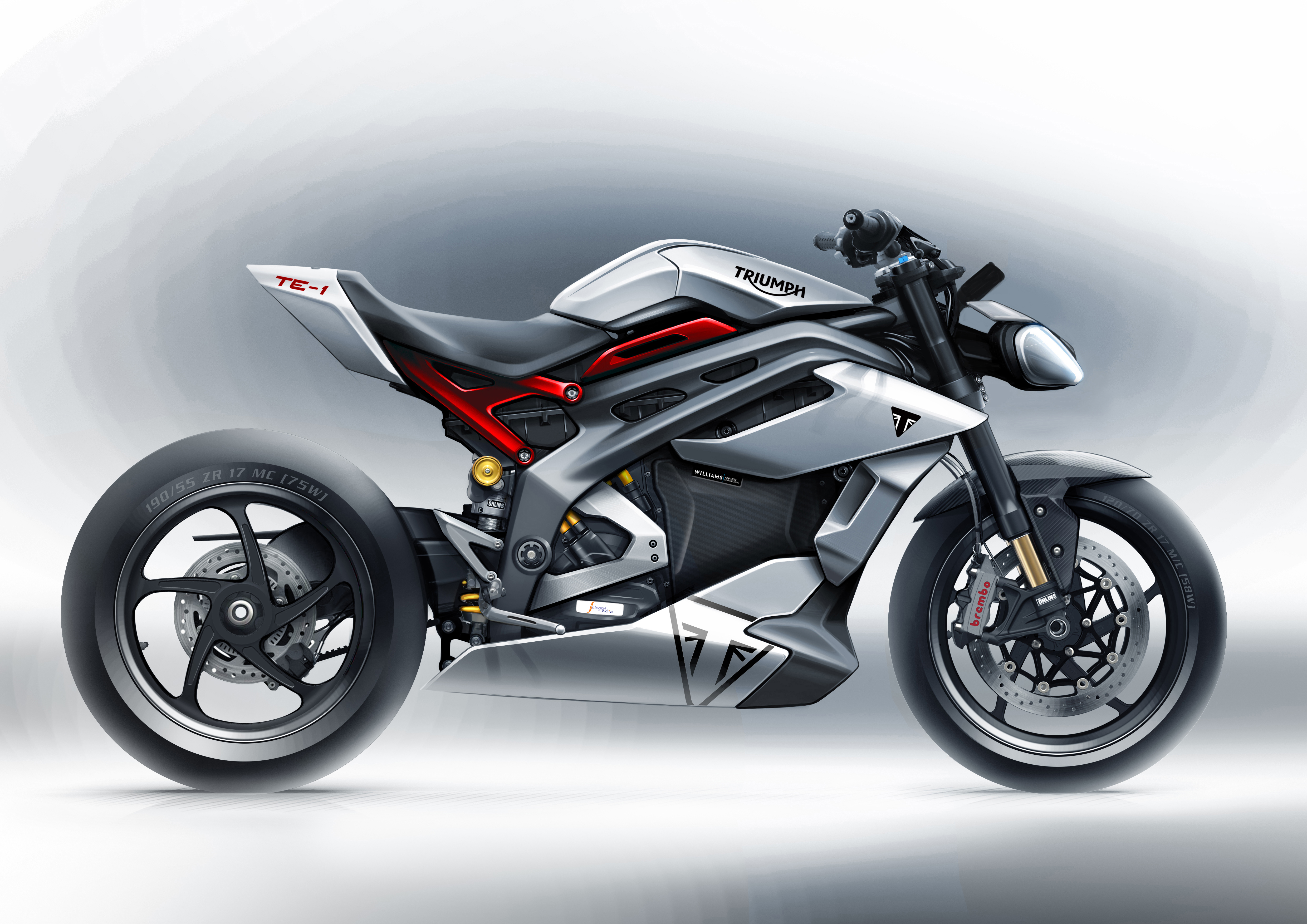 Triumph Motorcycles TE-1 Prototype Sketch
