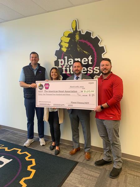 National Fitness Partners donates to American Heart Association