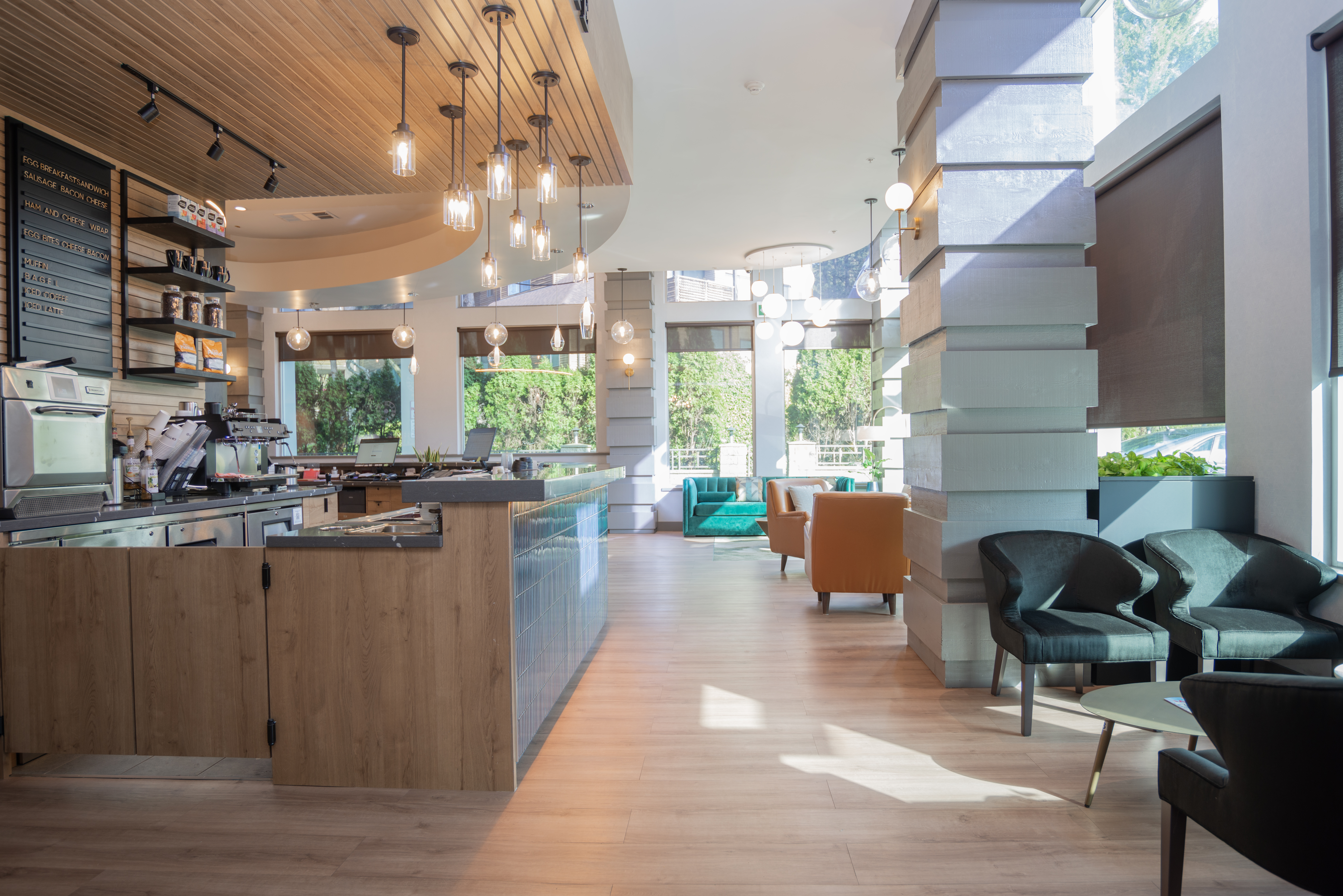 Sandman Signature Surrey-Guildford Suites new Cafe 1967 and renovated lobby