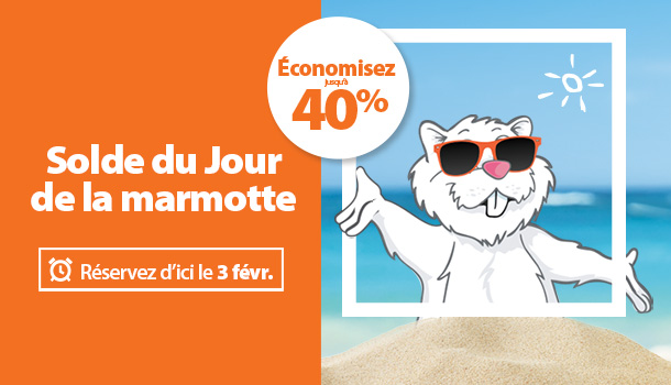 Le solde Sunwing pour le Jour de la marmotte