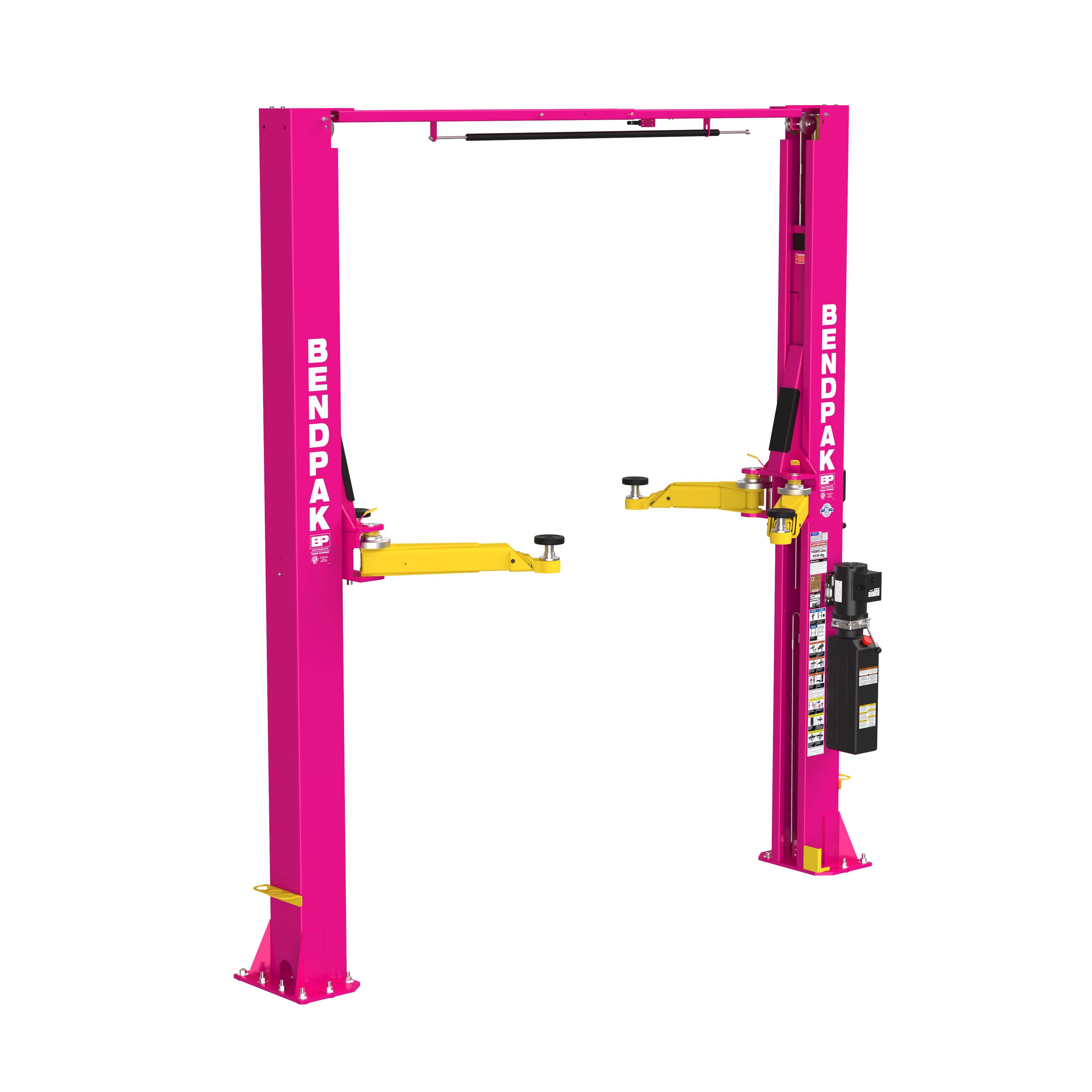 BendPak Inc. introduces Lift for a Cure™, a campaign to support breast cancer research. Throughout October, as part of Breast Cancer Awareness Month, BendPak is offering an exclusive line of limited-edition bright pink car lifts, including its best-selling 10AP two-post lift. For each pink lift sold, 10 percent of the product price will be donated to METAvivor™ Research and Support, Inc. The goal is to raise $50,000 to help find a cure for metastatic breast cancer. To order a pink lift or campaign T-shirt, donate to METAvivor, and learn more about Lift for a Cure, visit bendpak.com/cure.