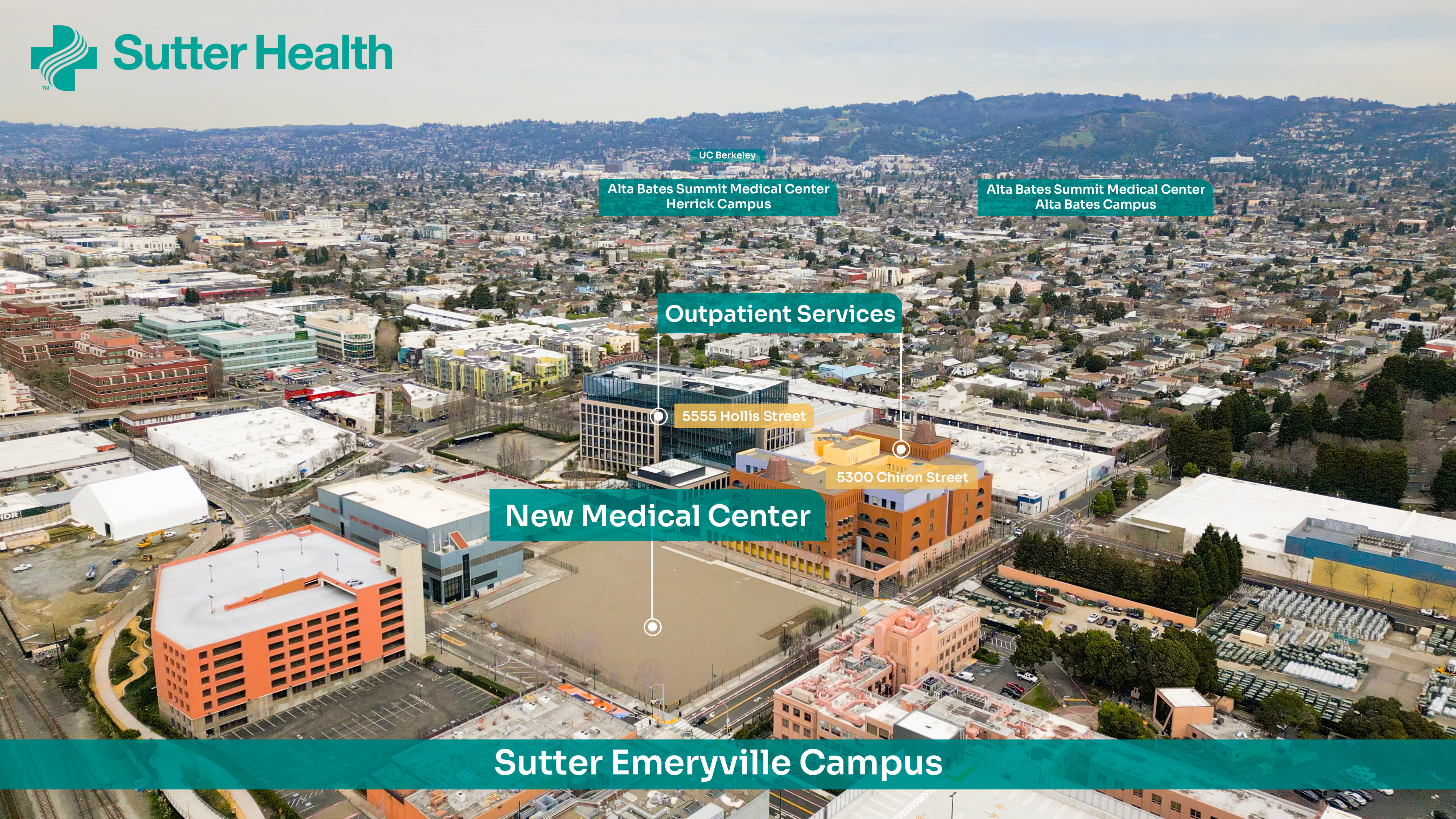 Sutter Health Announces New Sutter Emeryville Campus 