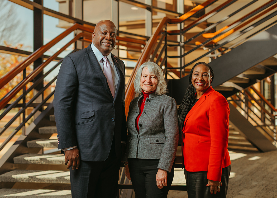 Dr. Khan Nedd, Cathann A. Kress and La June Montgomery Tabron