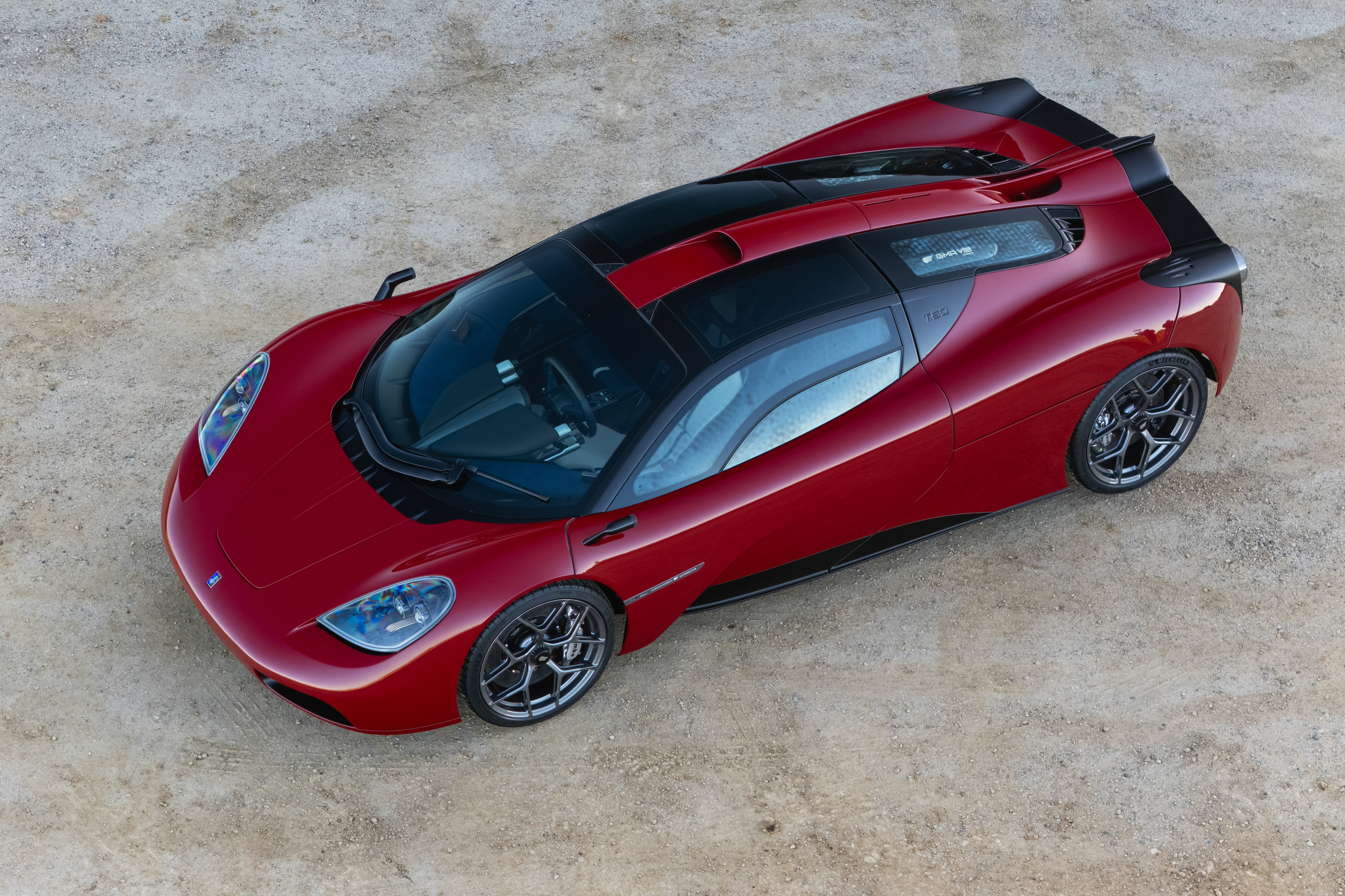 The 2025 Gordon Murray Automotive T.50, chassis 009, offered during Broad Arrow's special single-car auction on the 2026 California Mille Rally