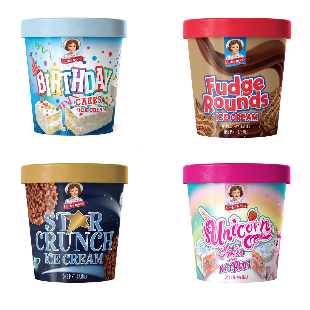 Four New Hudsonville Little Debbie® Ice Cream Flavors 