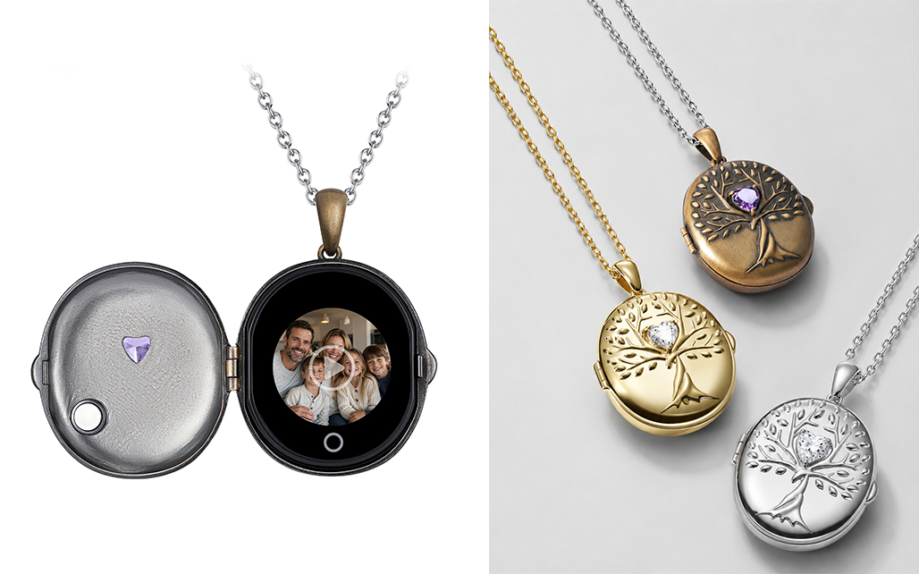 TOTWOO Smart Locket collection includes vintage, gold-plated, and 925 sterling silver designs.