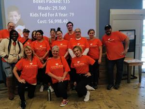 On CU Forward Day, multiple TruStone teams across the Twin Cities served at various Feed My Starving Children locations to pack meals.