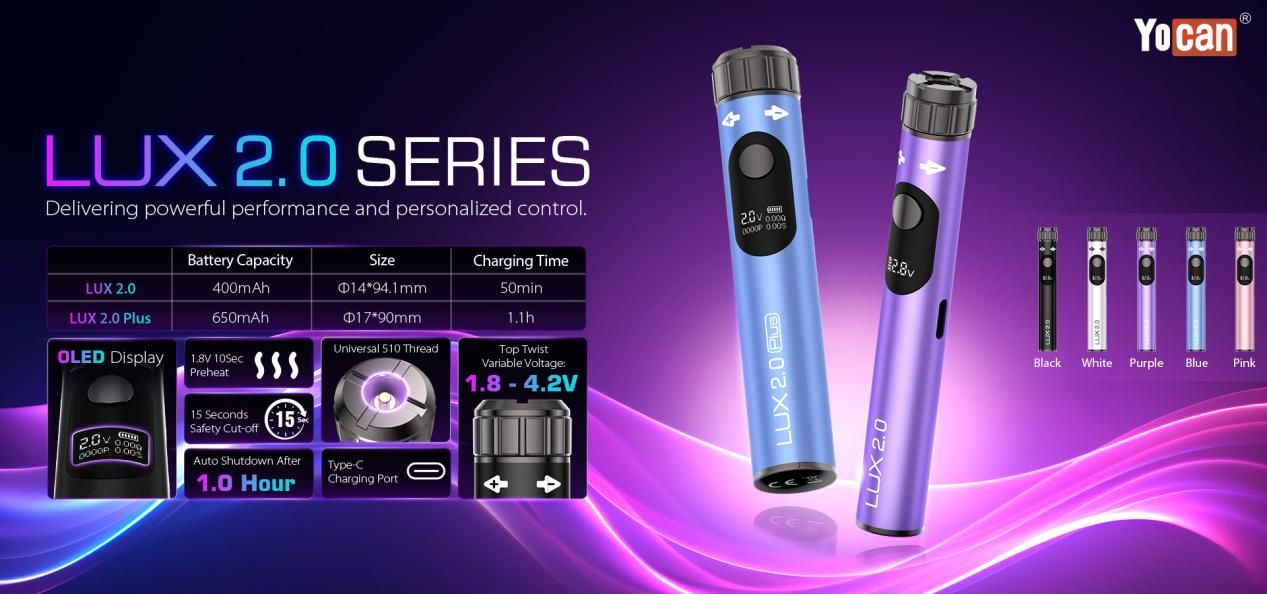 Yocan Lux 2.0 Series Launches: Precision Control Meets Smarter Vaping