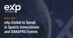 eXp Global to Speak in Spain’s Inmociónate and SIMAPRO Events as part of the Company’s Transnational Roadshow