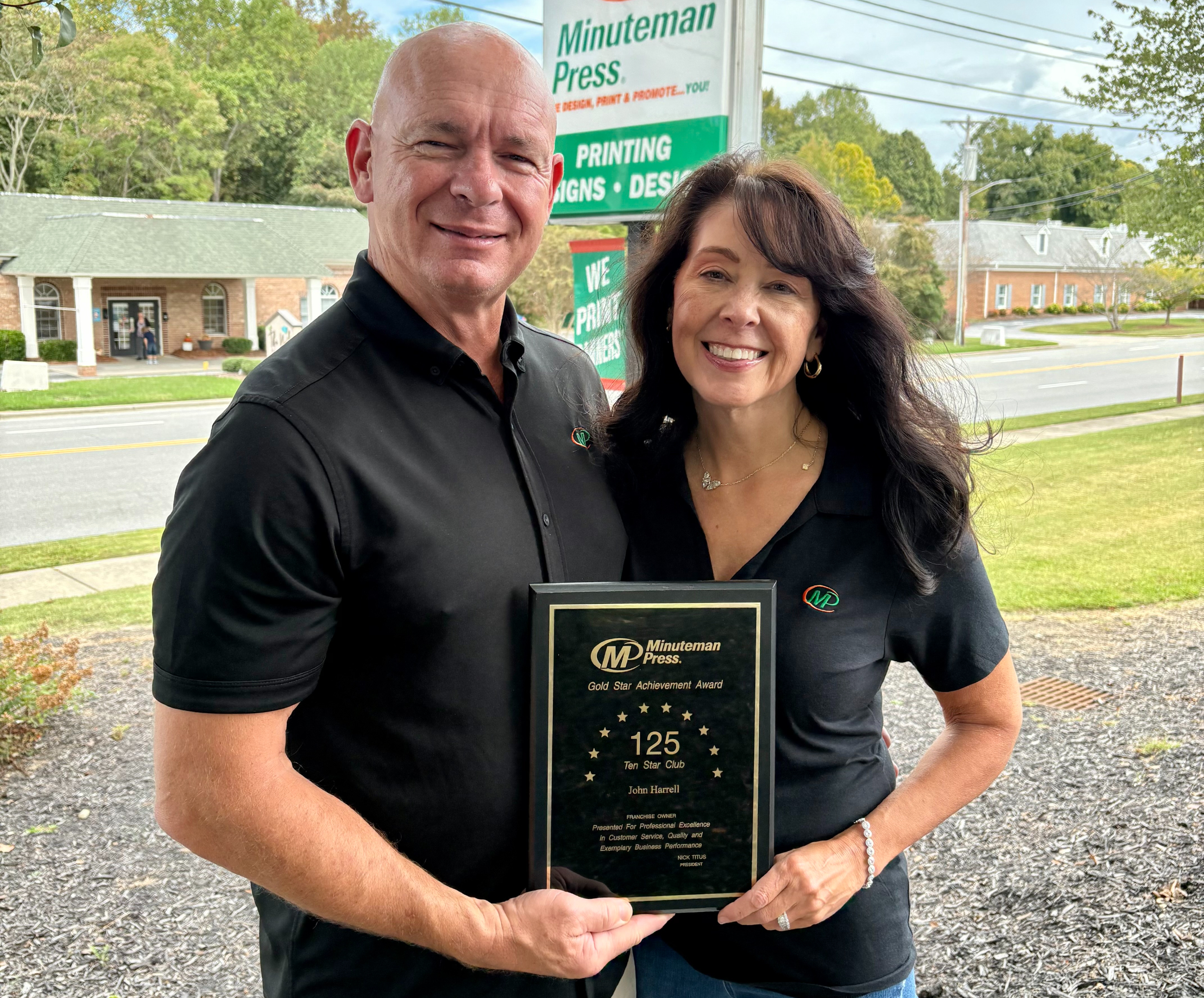 Minuteman Press High Point NC John and Daryn Harrell