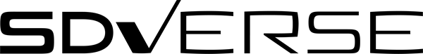 SDVerse Black Logo