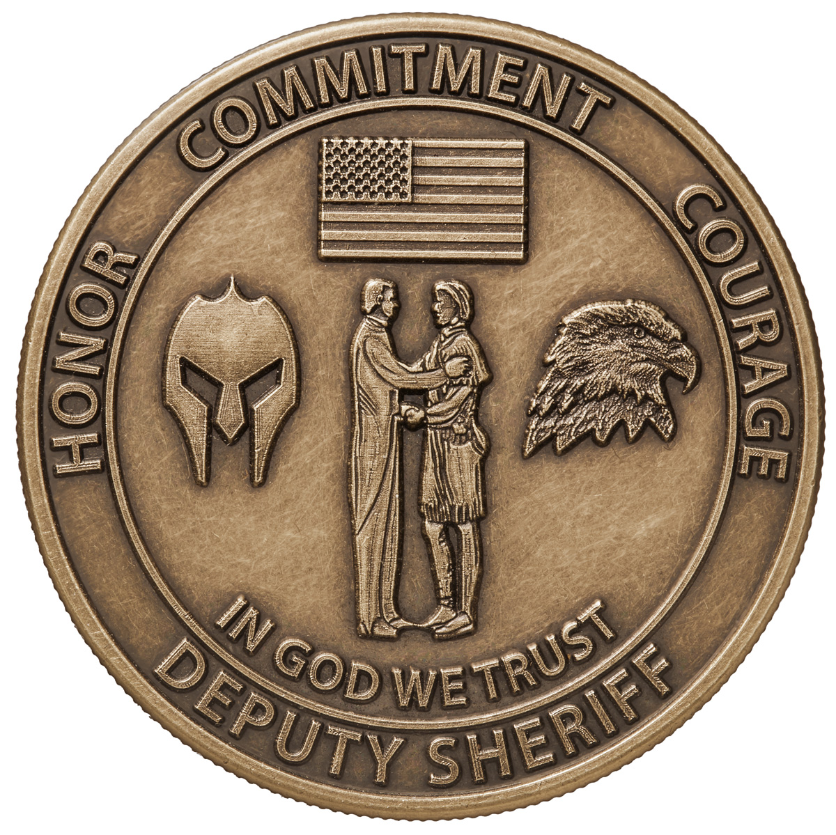 Kenton County Sheriff's Office challenge coin (back)