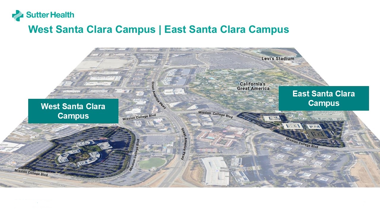 Sutter Health West Santa Clara Campus and East Santa Clara Campus