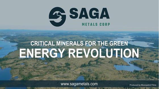 Saga Metals Corporate Video: Saga Metals showcases three critical mineral projects; the Double Mer Uranium Project, Legacy Lithium Project and Radar Titanium-Vanadium Project.