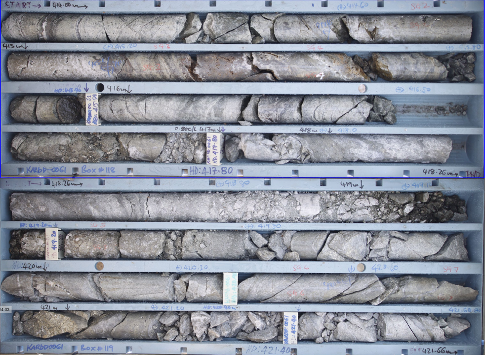 Figure 10 – KARDD0061 Core Photograph 
